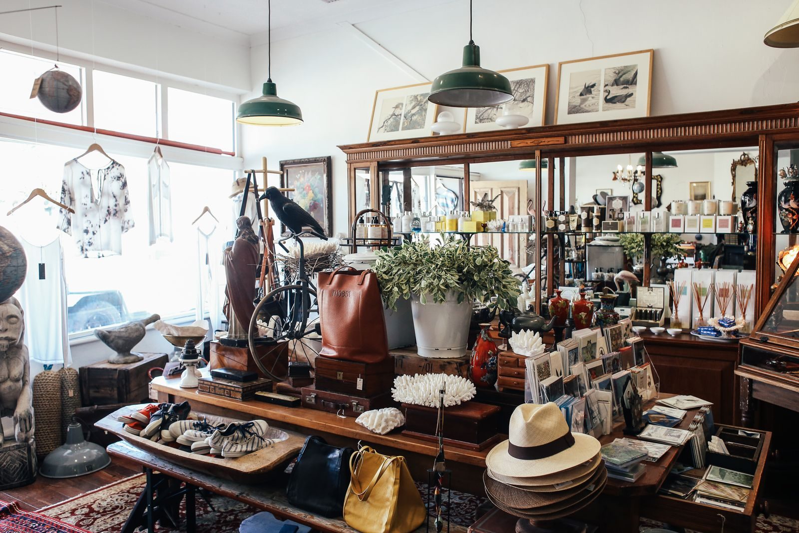 Furniture and decor store interior photograph